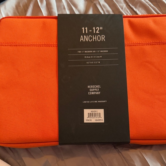 Herschel Supply Company Bright Orange Laptop Sleeve - Picture 2 of 2